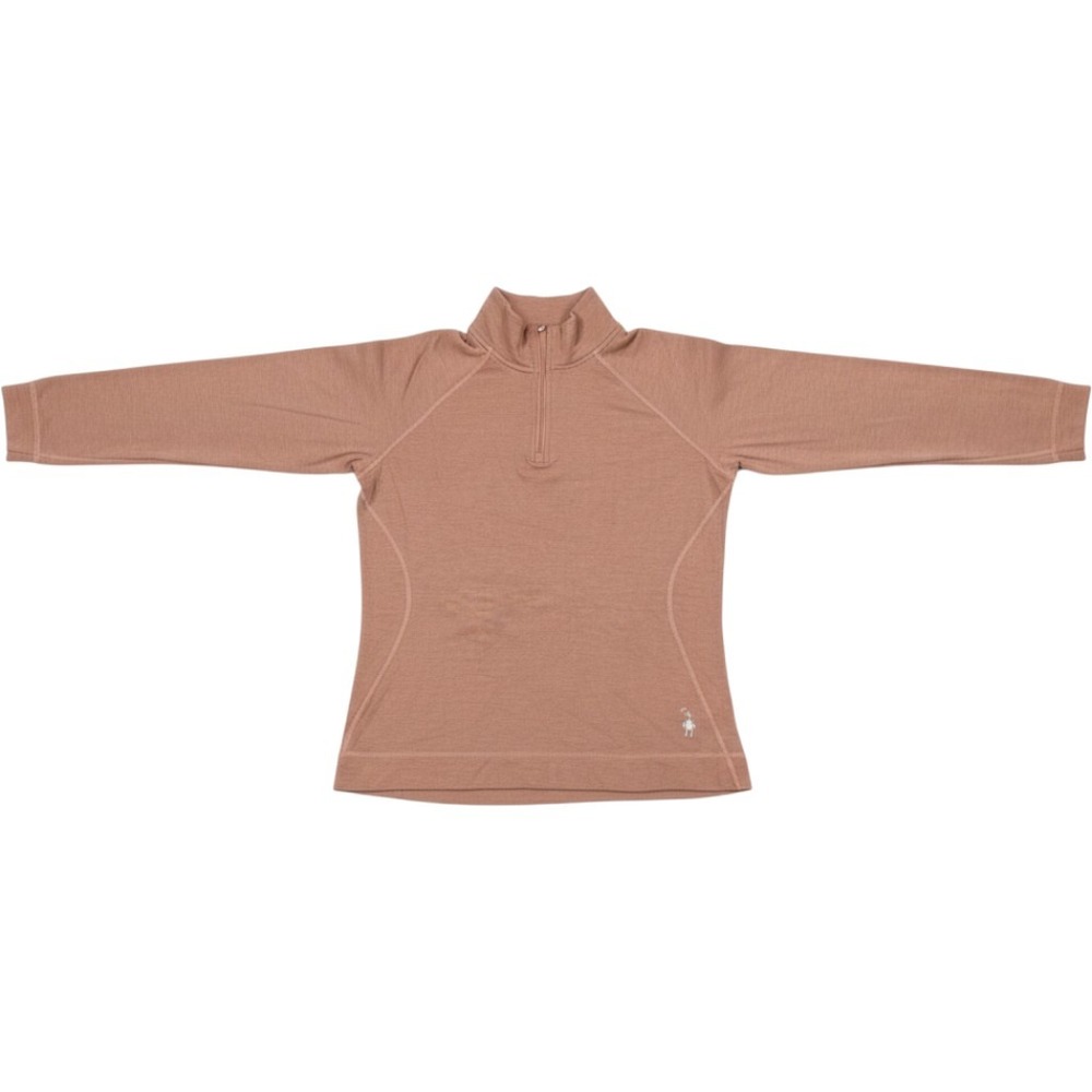 Smartwool Merino 250 Base Layer Womens M Pink Rose Wool 1/4 Zip Thermal SW016373